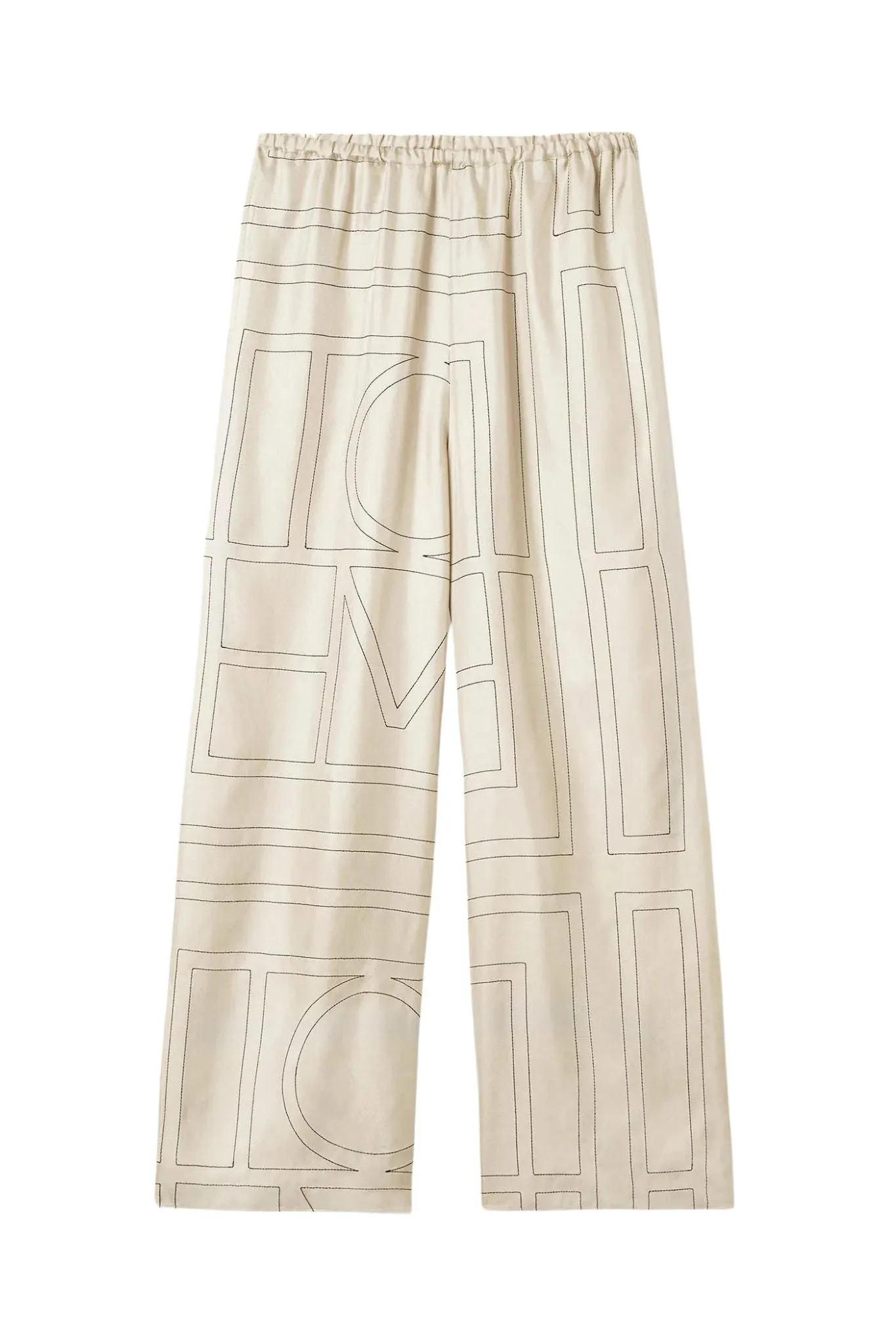 Toteme Monogram Silk PJ Bottoms
