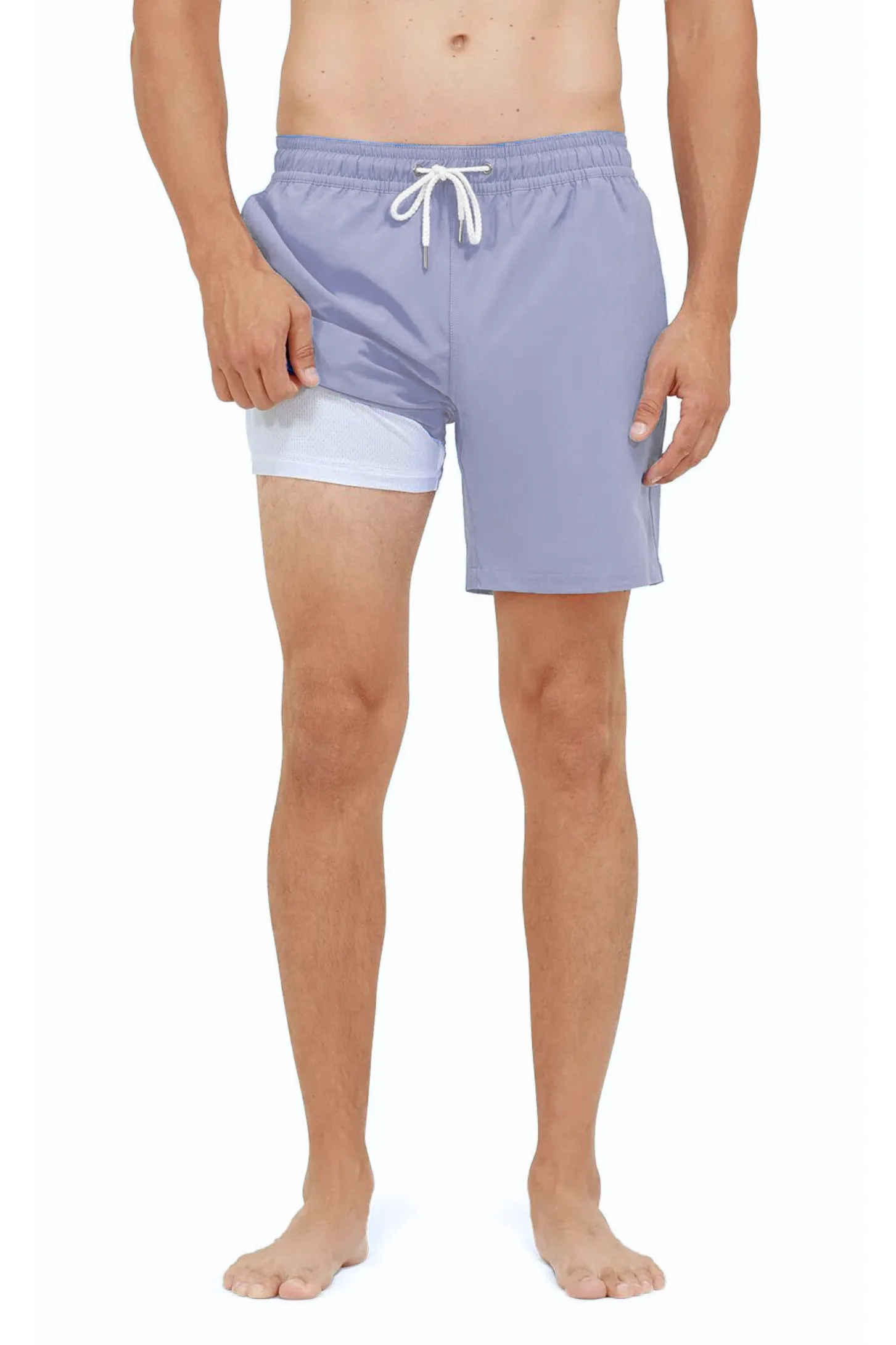 VIBRANT ORANGE SWIM SHORTS